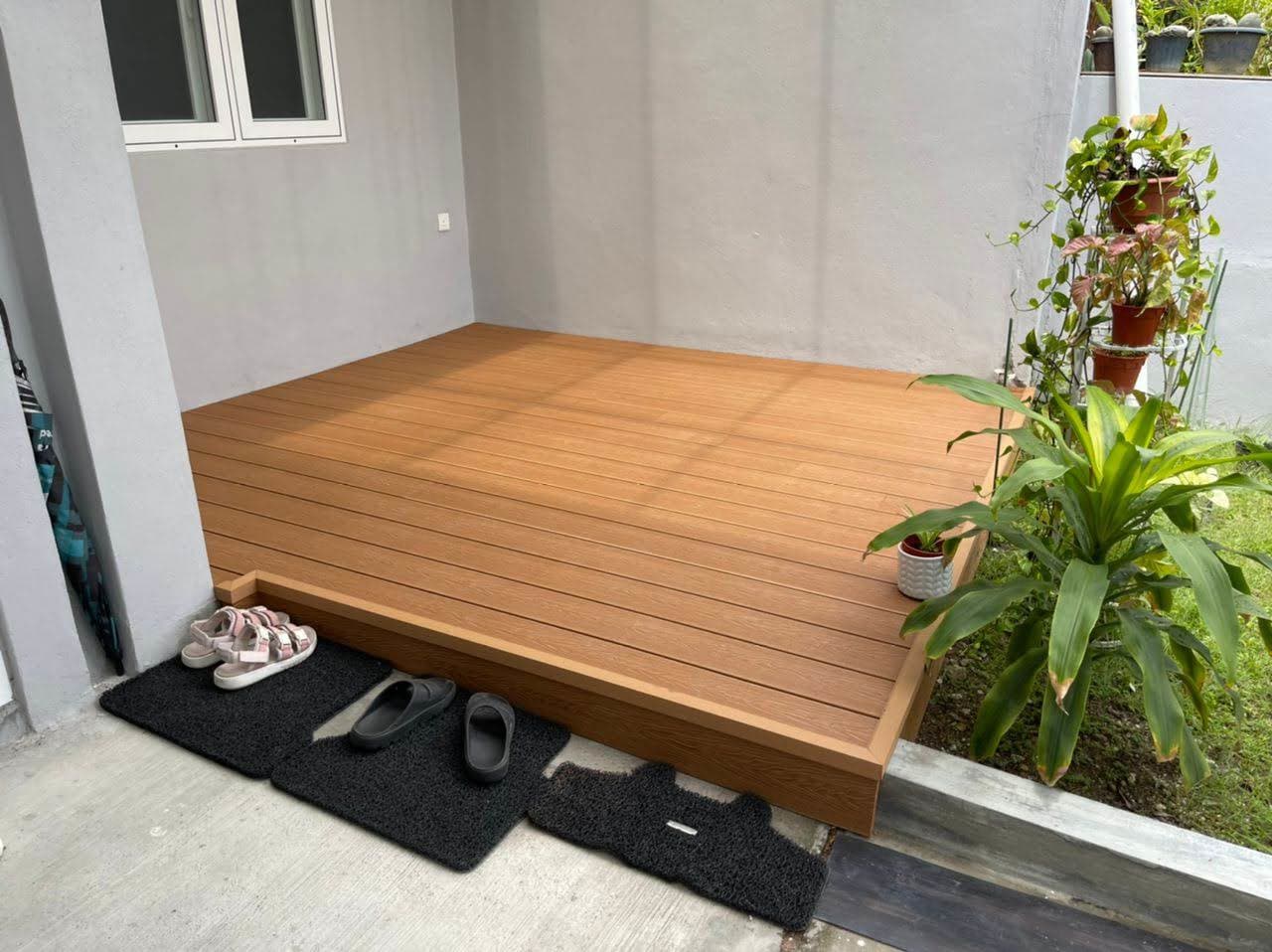 Elevated Wood Decking with Scenic Views