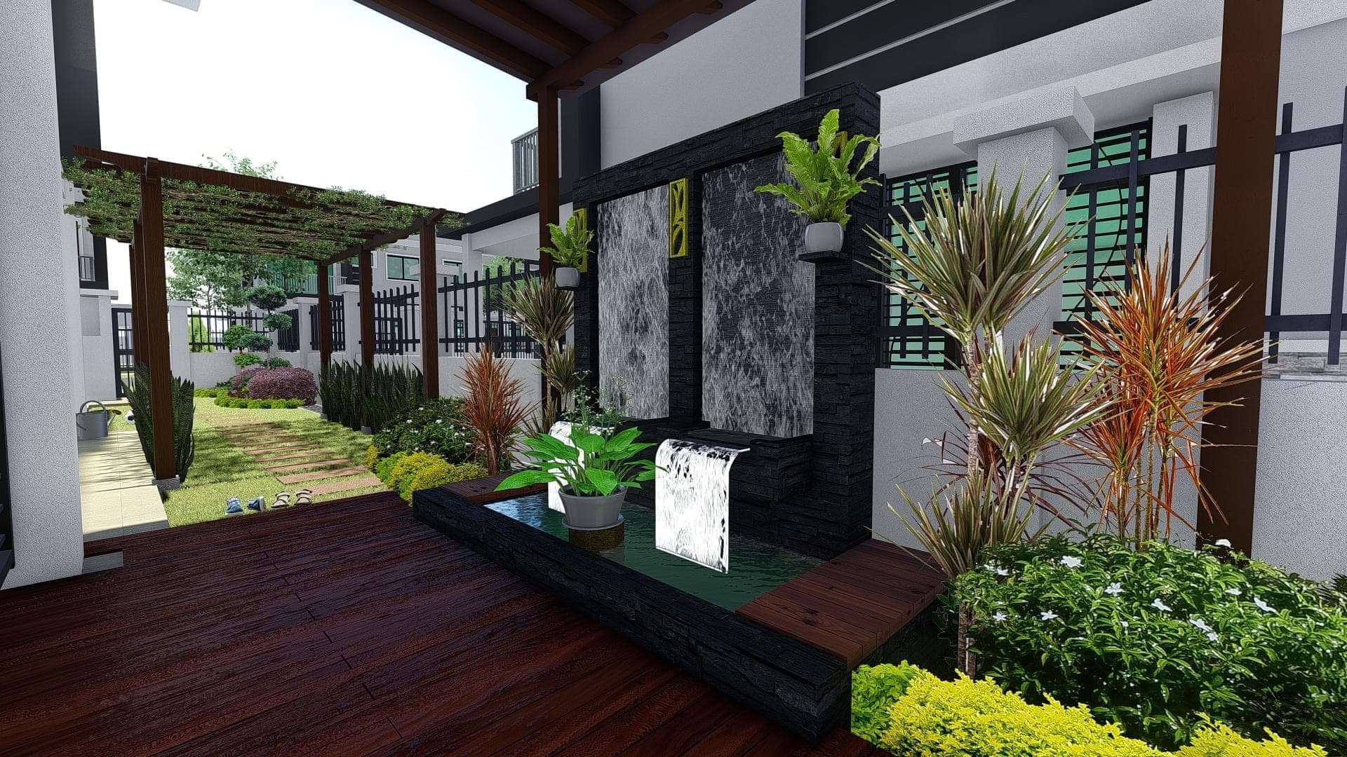 Wood & WPC Composite Decking for Outdoor